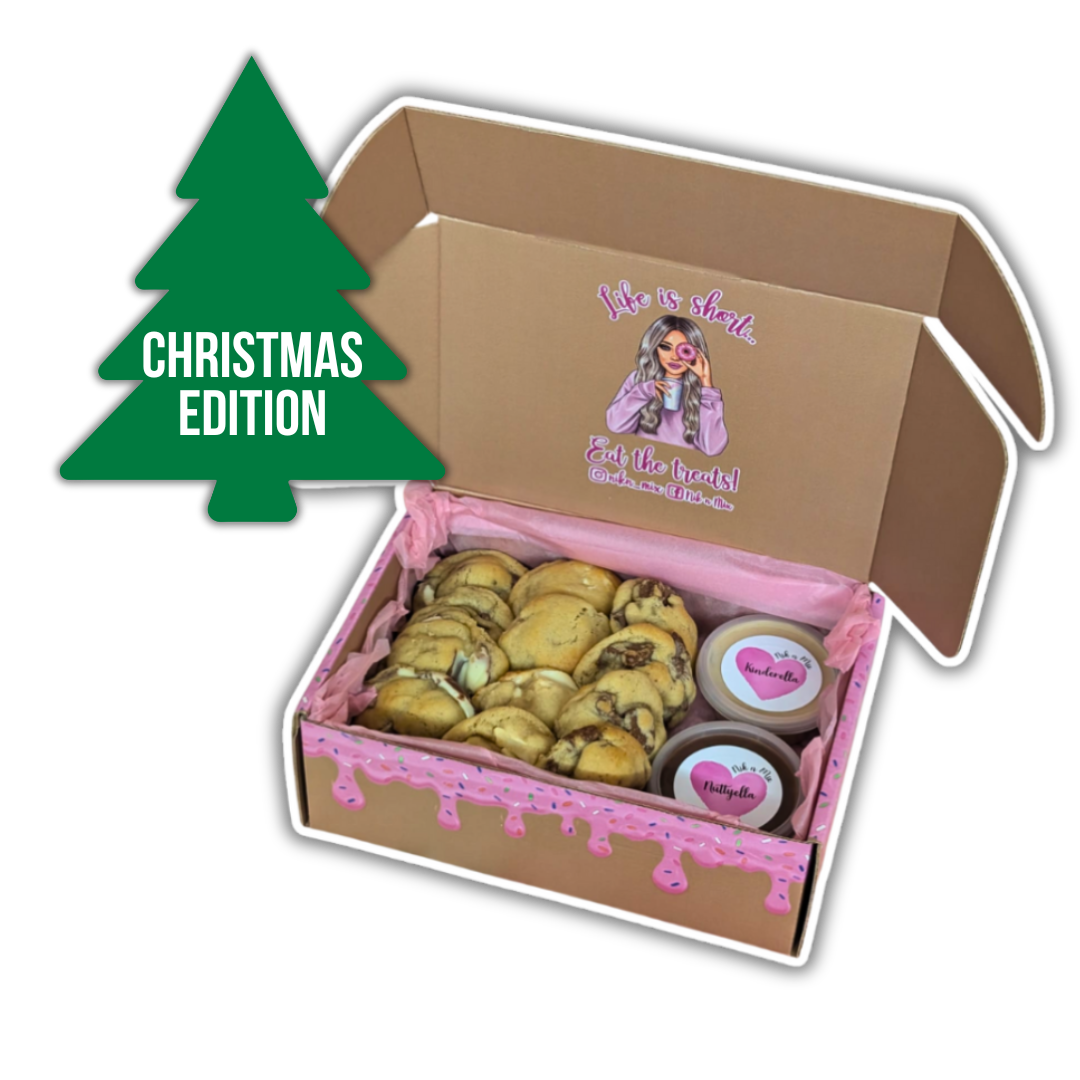 Christmas Edition - 12 Kookie Dunker Box with Dips