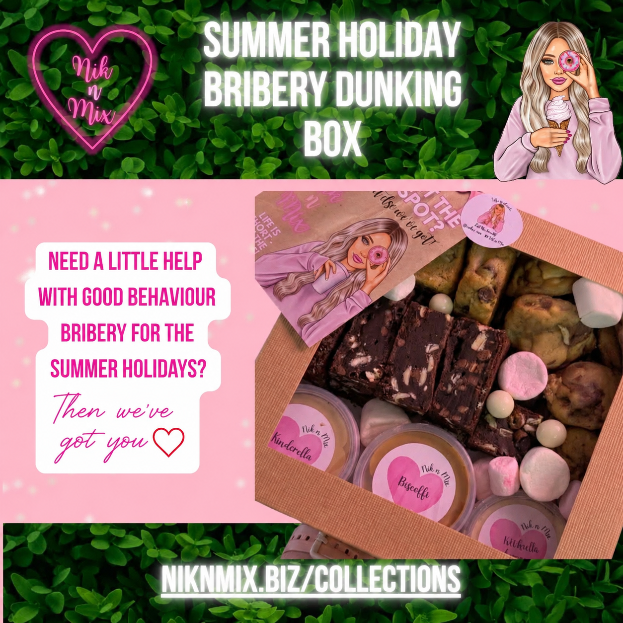 Summer Holiday Bribery Dunking Box - Thursday Collection